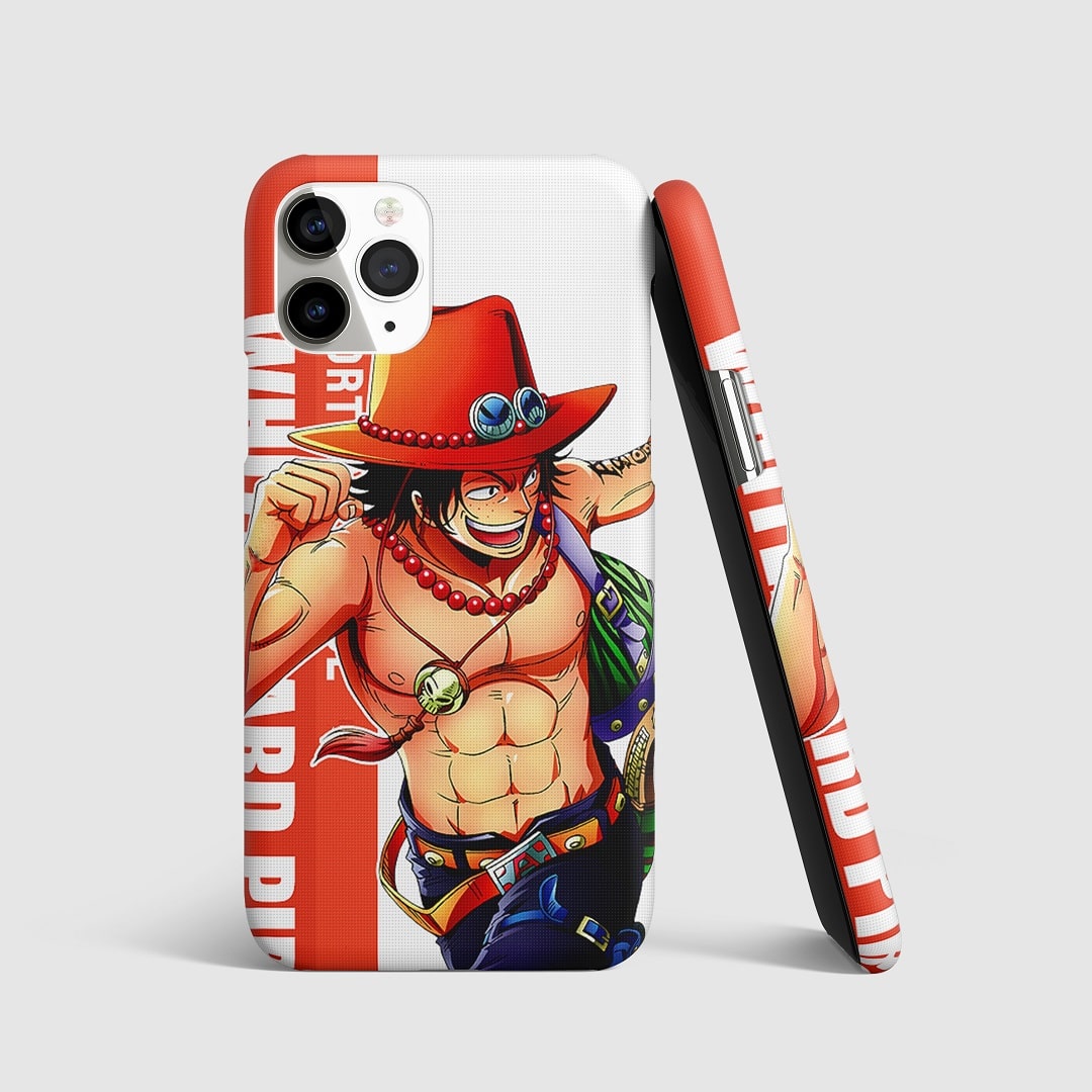 Portgas D Ace Graphic Phone Cover with 3D matte finish design.