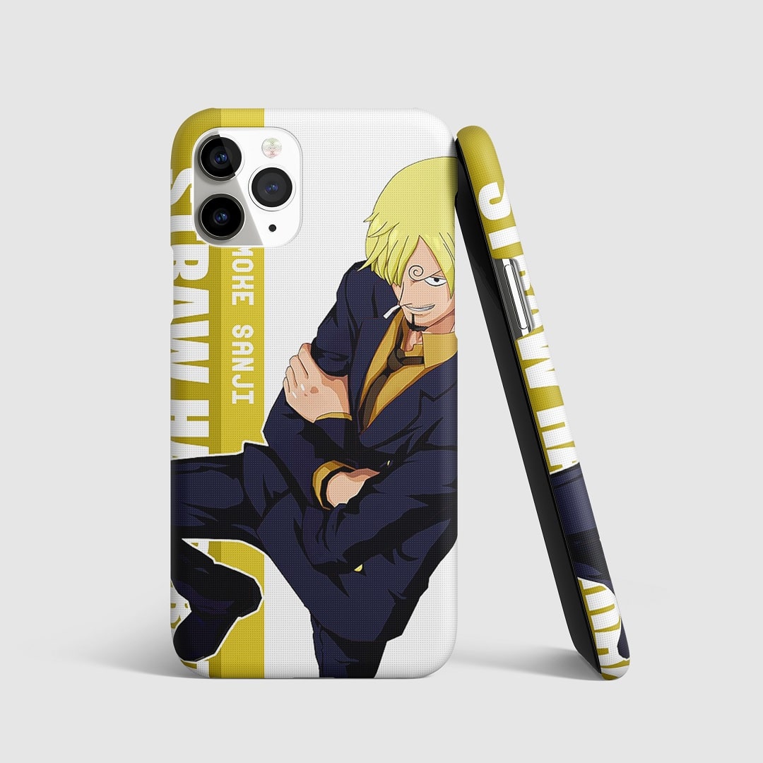 Sanji Graphic Phone Cover with vibrant artwork of Sanji from One Piece.