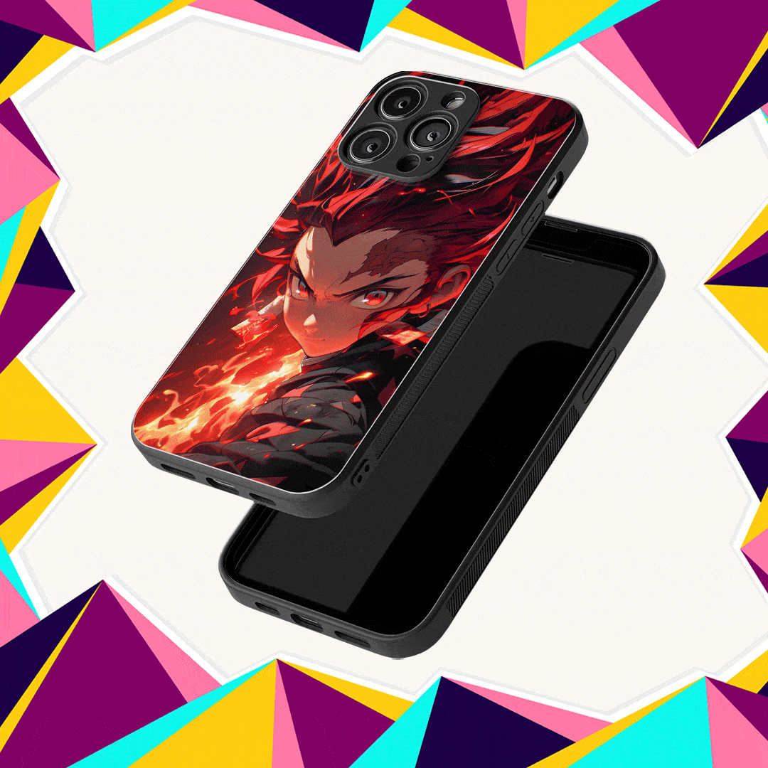 Demon Slayer Glass Phone Cases
