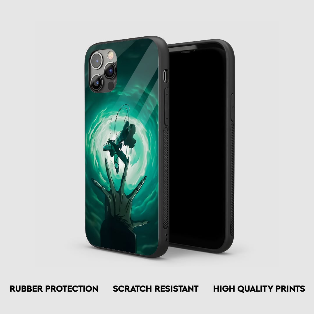 Side view showing armored silicone build and slim fit.