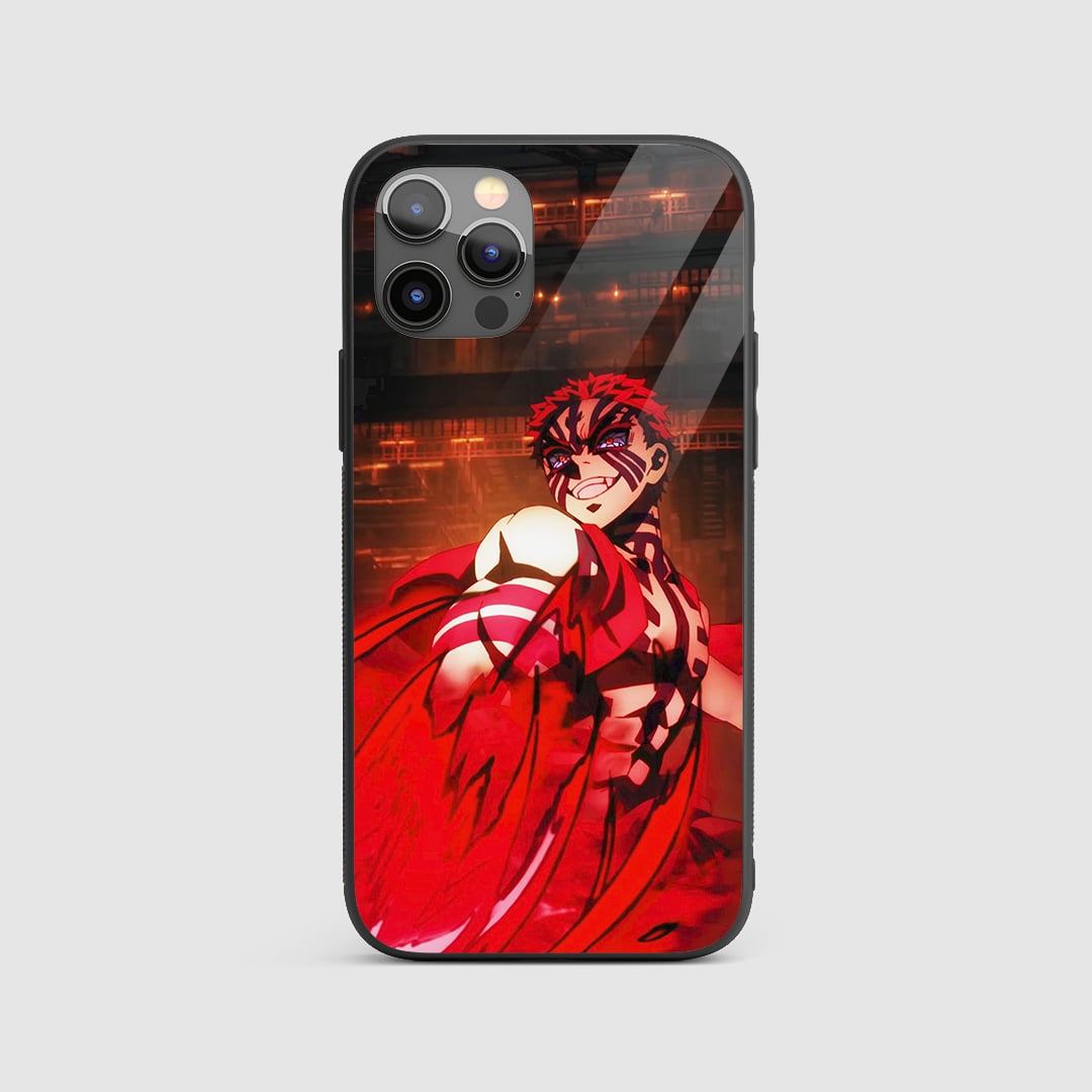 Akaza Demon Slayer Silicone Armored Phone Case
