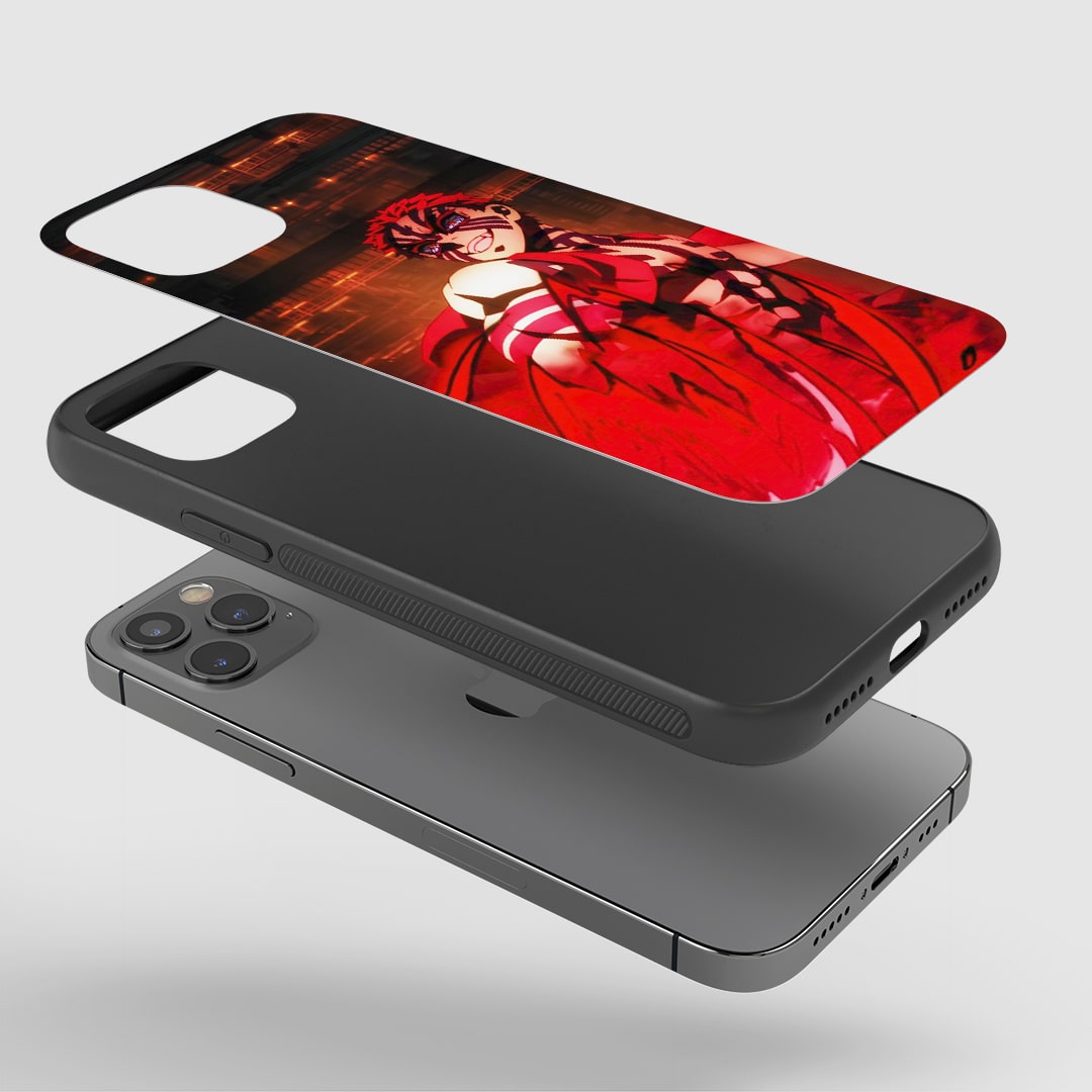 Akaza Demon stylish silicone armored phone case