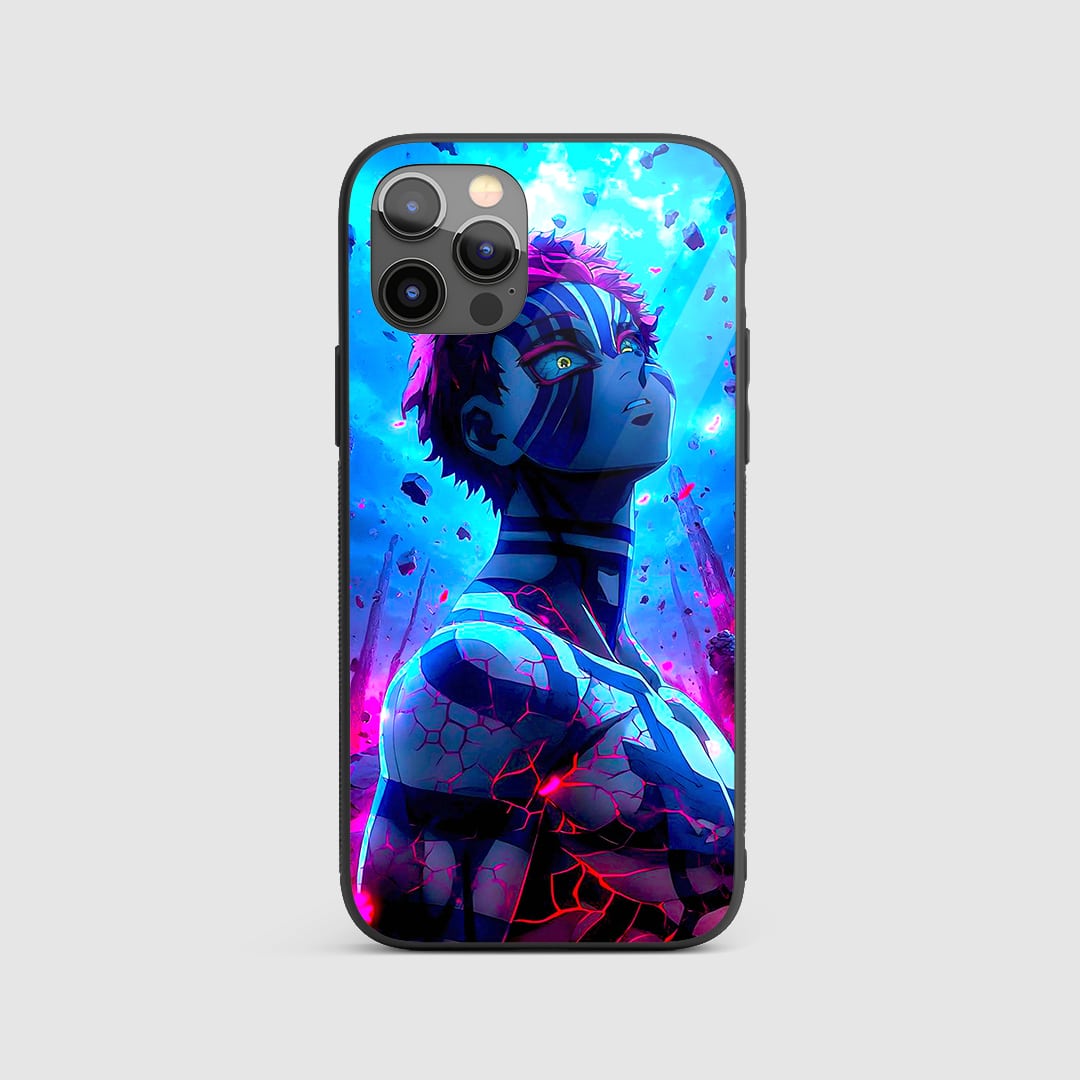 Akaza Graphic Anime Silicone Armored Phone Case