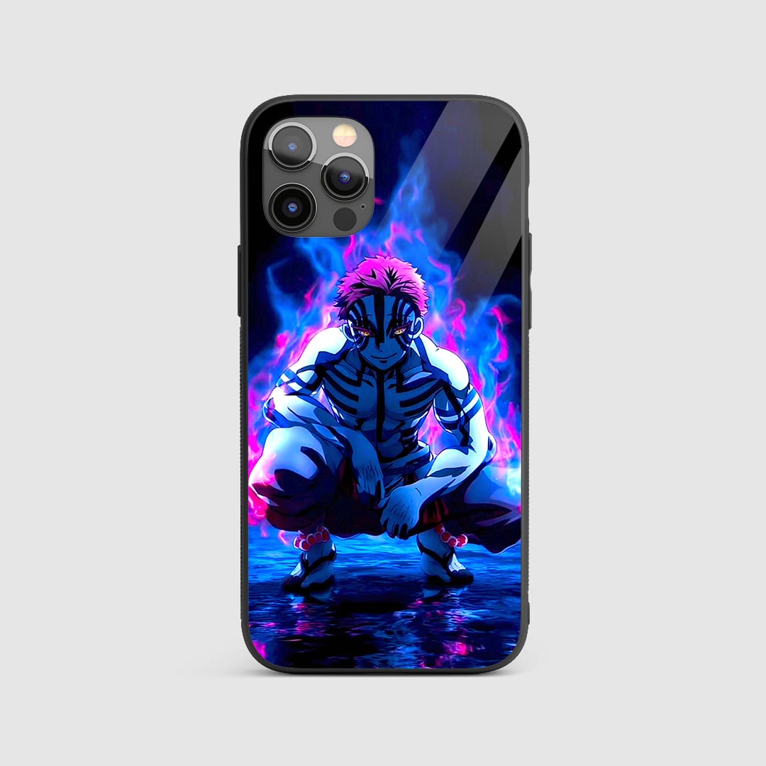 Akaza Revenge Anime Silicone Armored Phone Case