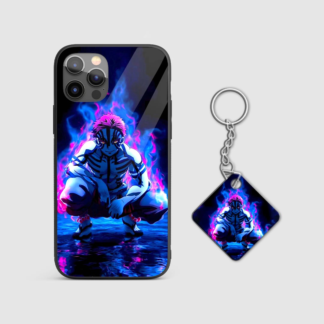Akaza Power Artwork Durable Silicone Armored Cover with Keychain