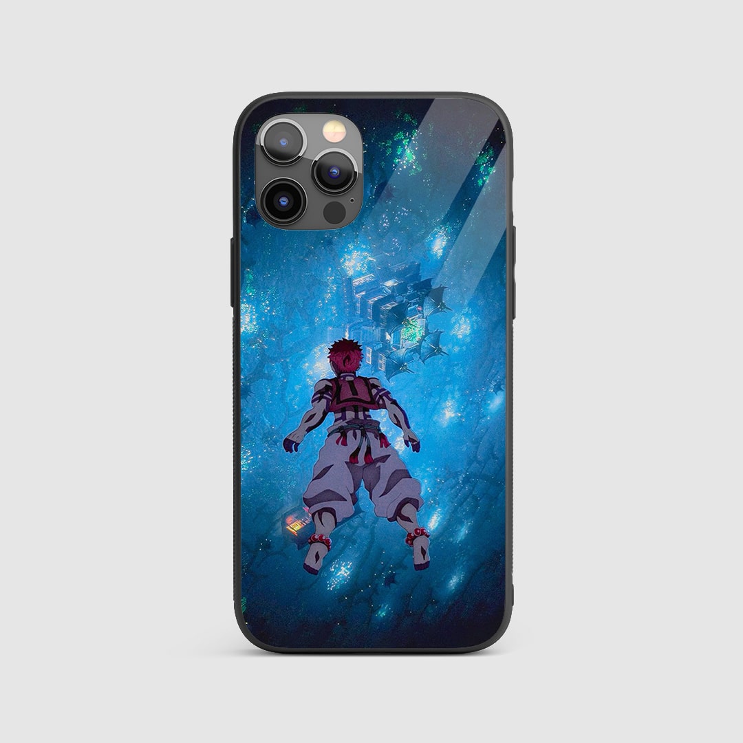 Akaza Silicone Armored Phone Case Demon Slayer design