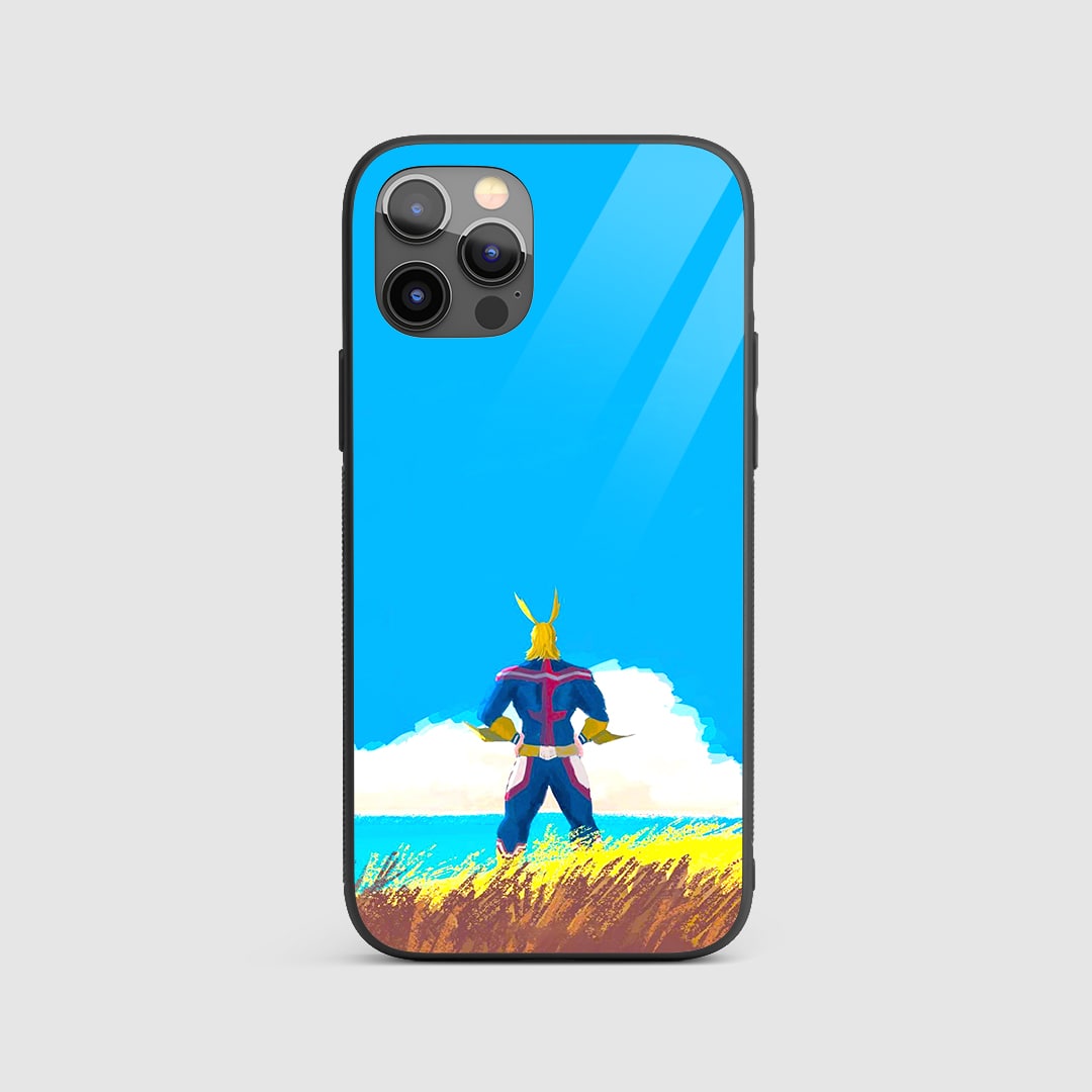 All Might Horizon Silicone Armored Phone Case My Hero Academia