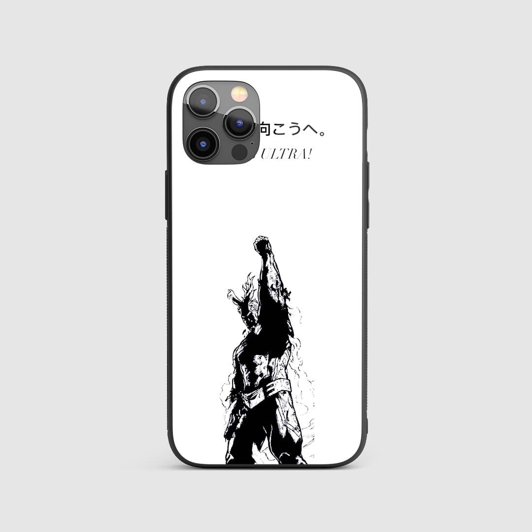 All Might Silhouette Silicone Armored Phone Case My Hero Academia