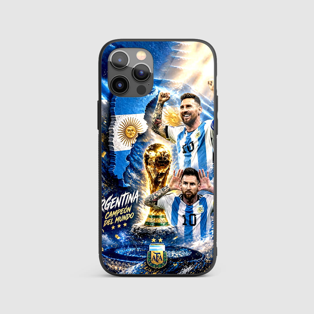 Argentina Campeón del Mundo silicone armored phone case