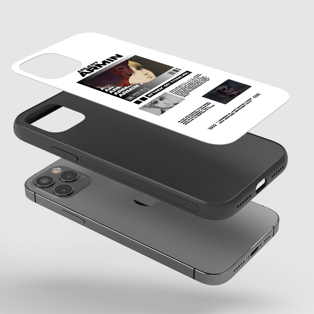 Armin Colossal Phone Case installed on a smartphone, offering robust protection and a powerful design.