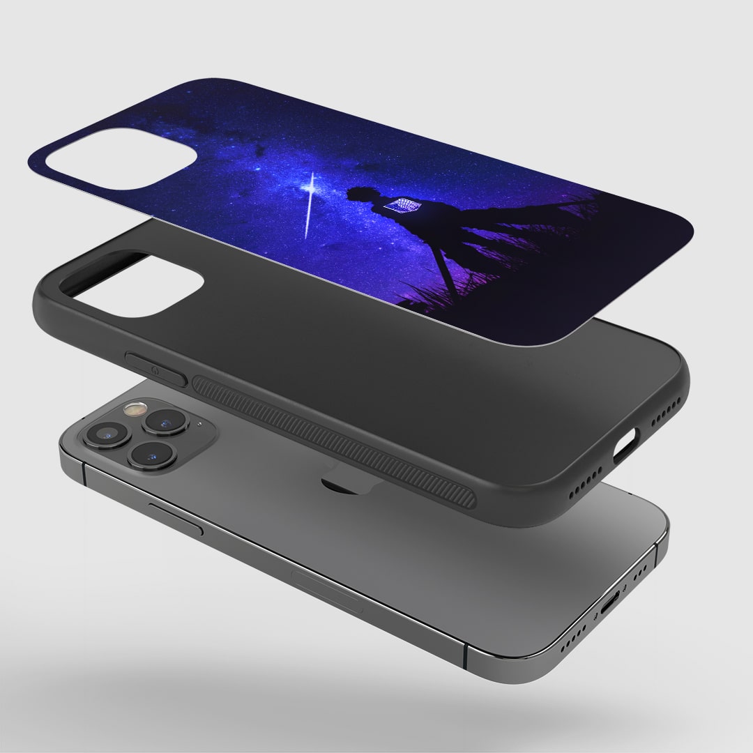 AOT Aesthetic Phone Case installed on a smartphone, offering robust protection and a stylish design.