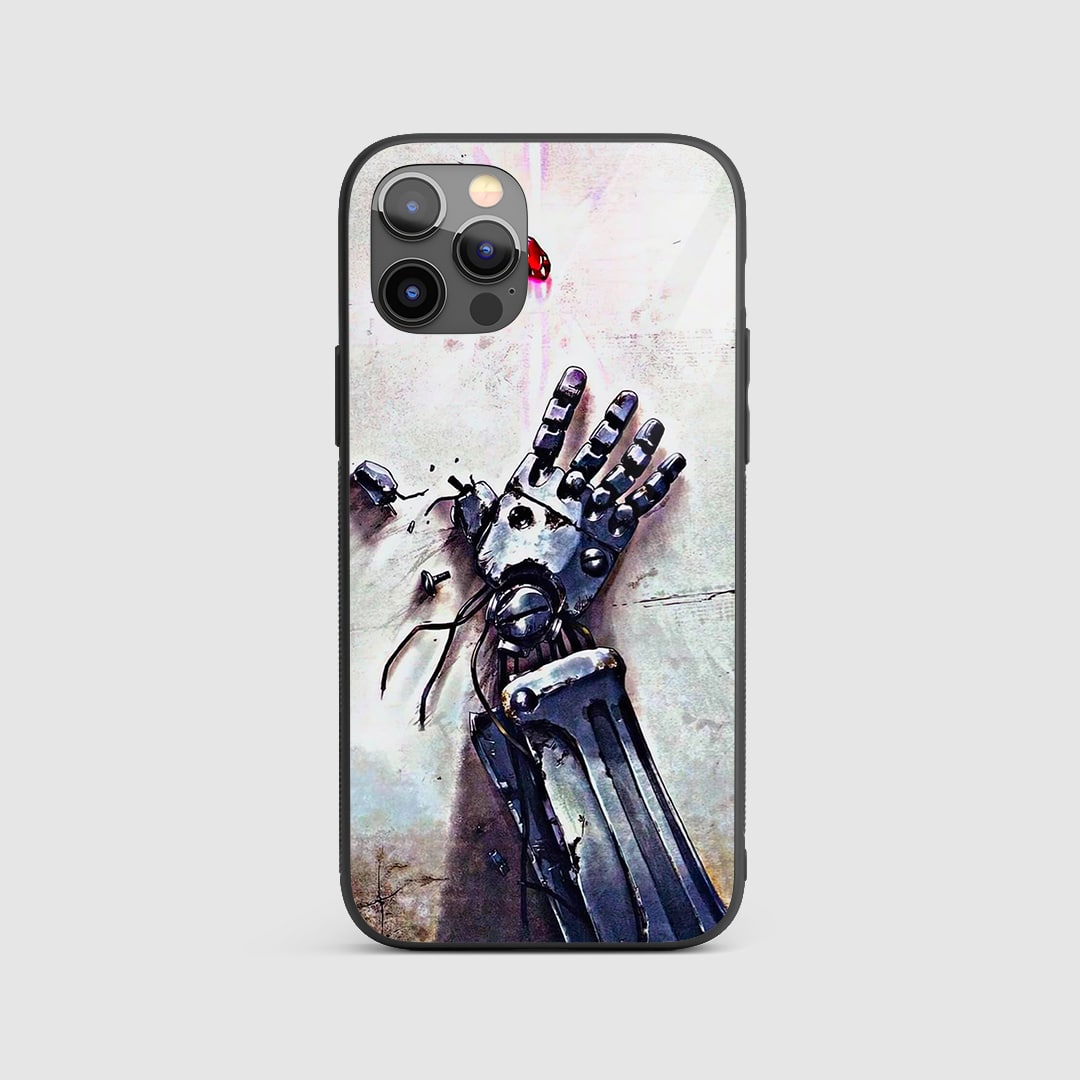 Automail and blood seal silicone armored phone case