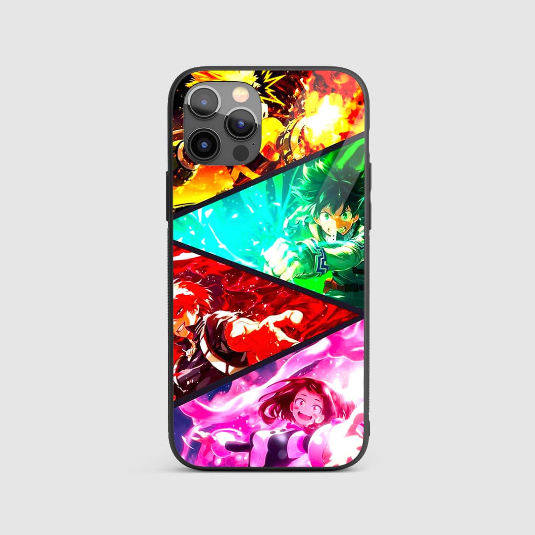 Bakugo Explosion Art Silicone Armored Phone Case My Hero Academia