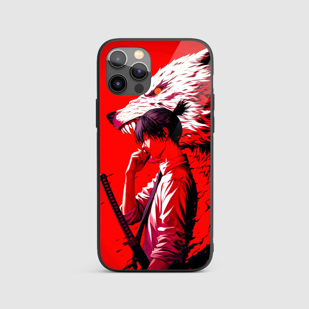 Beast Mode Aki Silicone Armored Phone Case front design