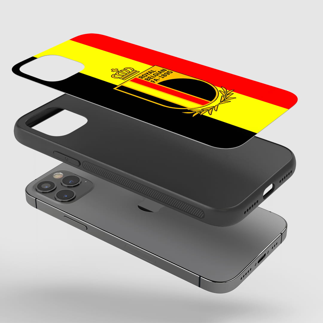 Shockproof Belgian FA Tricolor Flag phone case