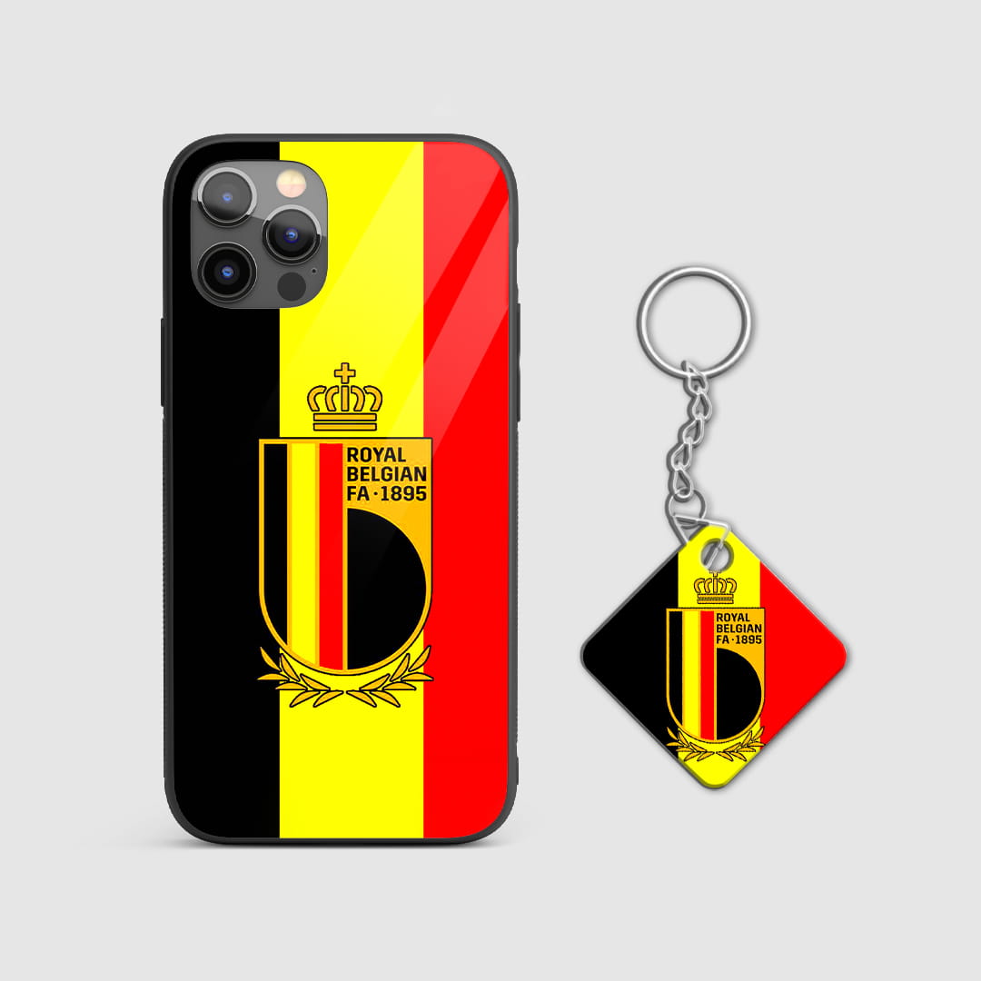 Belgian FA protective mobile cover with Keychain