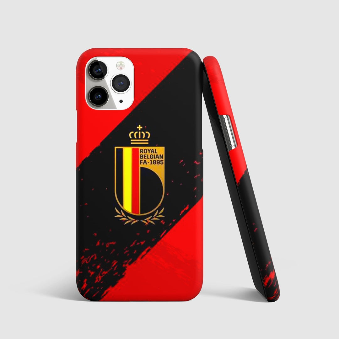 Belgium Red & Black phone cover