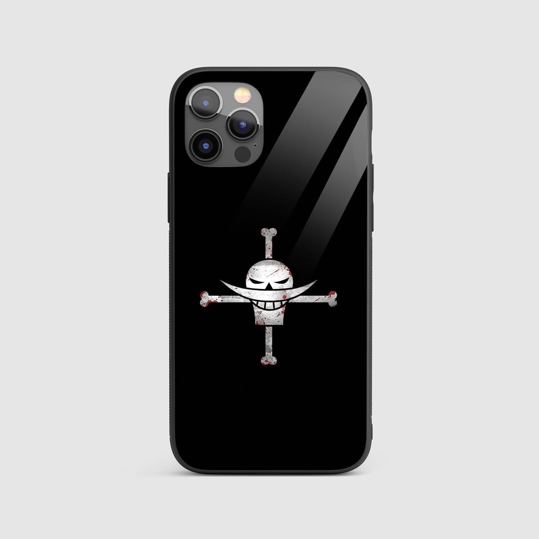 Black Beard Silicone Armored Phone Case featuring a fearsome pirate design.