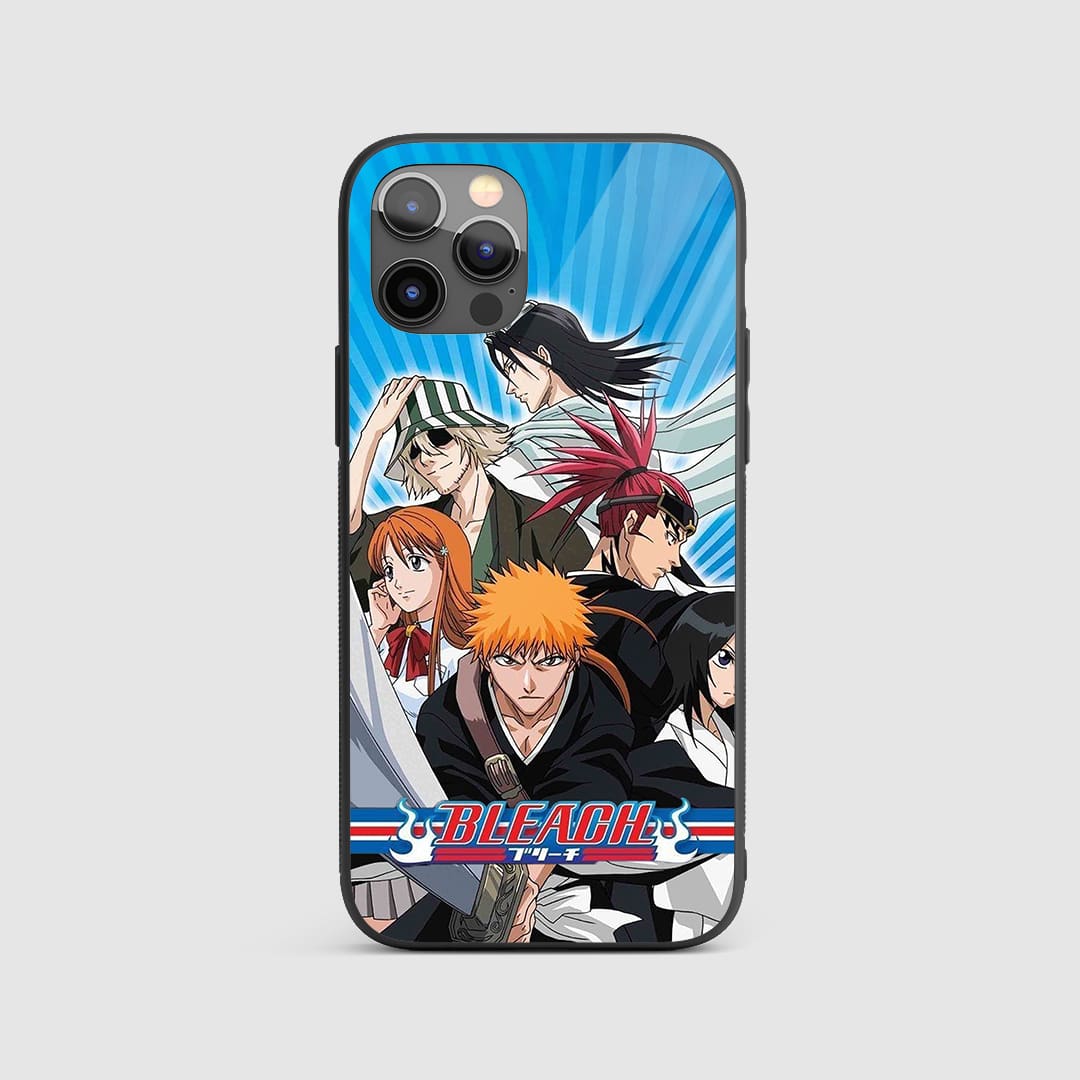 Bleach Silicone Armored Phone Case featuring stunning artwork inspired by the Bleach anime series.