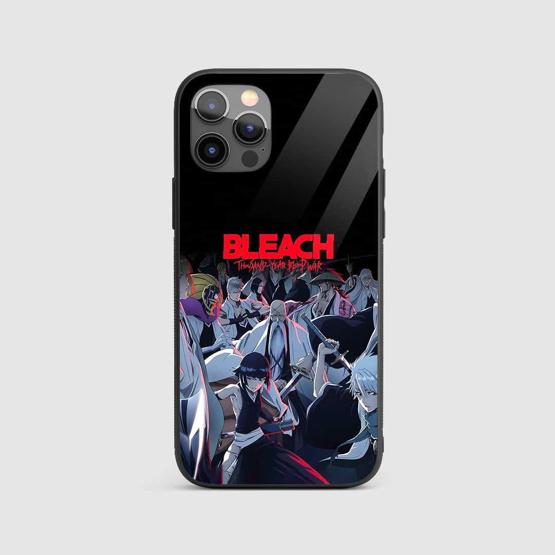 Bleach Thousand Years Silicone Armored Phone Case showcasing designs from the Thousand-Year Blood War arc.