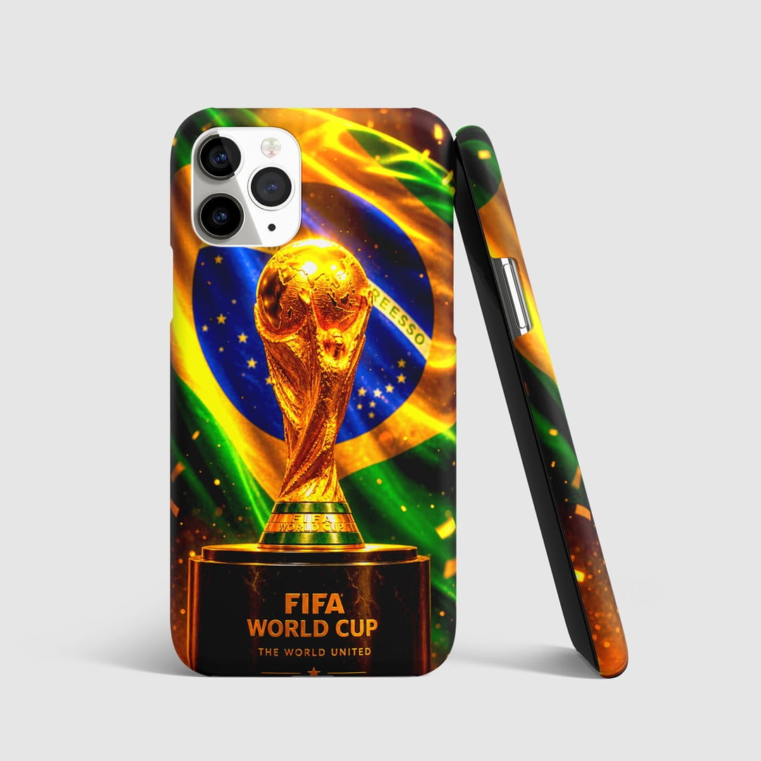 brazil fifa world cup trophy phone cover