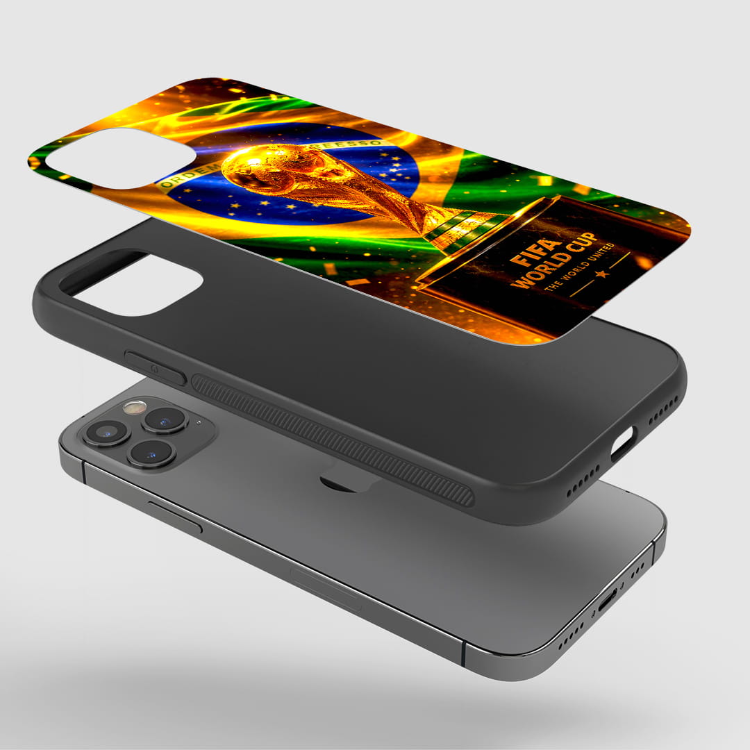 premium brazil football protective phone case