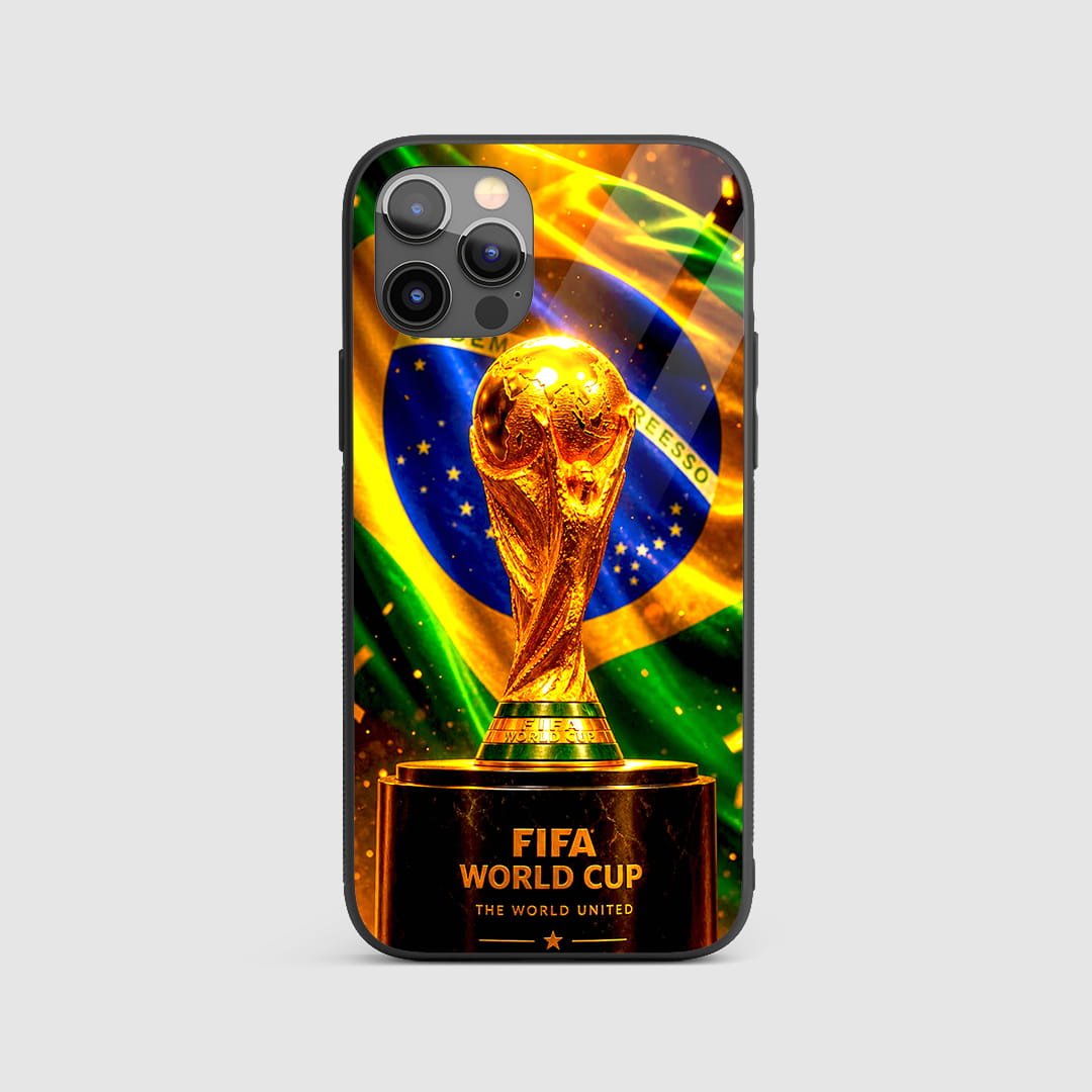 brazil fifa world cup trophy silicone armored phone case