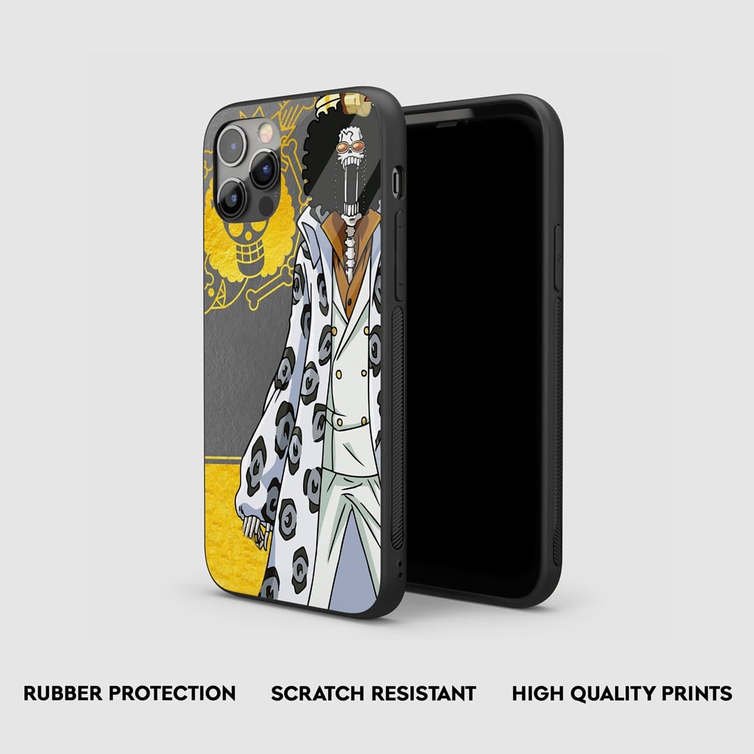 Side view of Brook Skeleton Armored Phone Case, showcasing its thick protective layer.