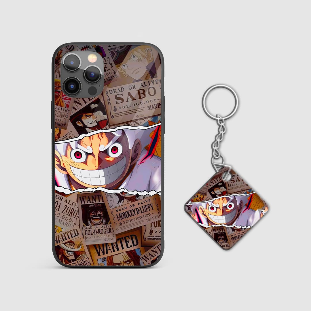 Anime Brothers Poster Armored Mobile Back Cover with Keychain