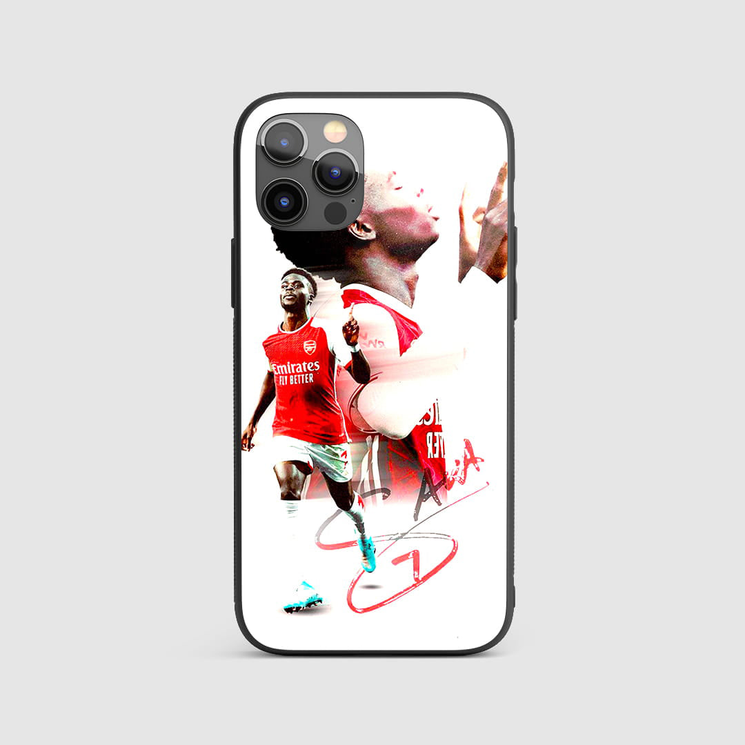 Bukayo Saka silicone armored phone case