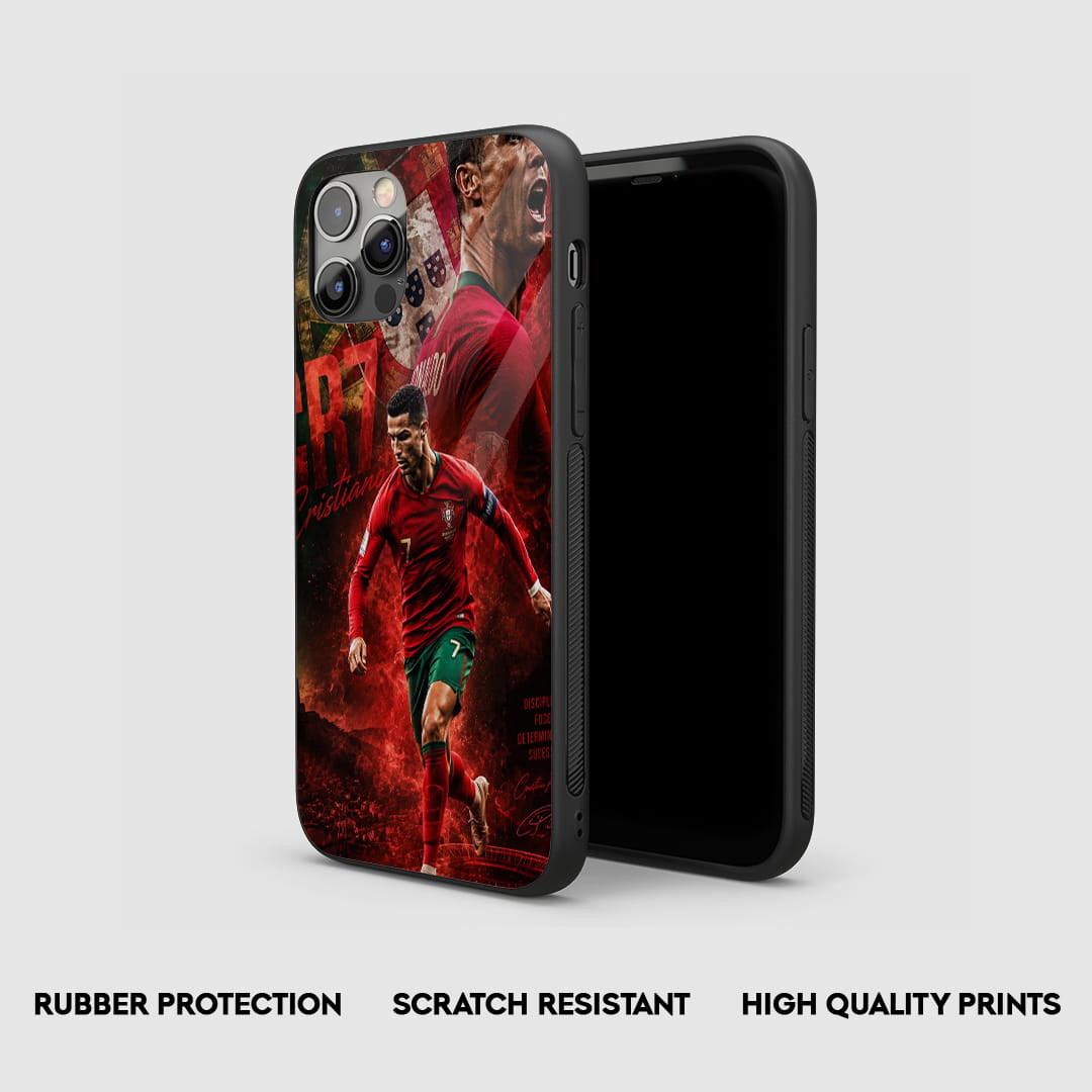 Cristiano Ronaldo football silicone phone case
