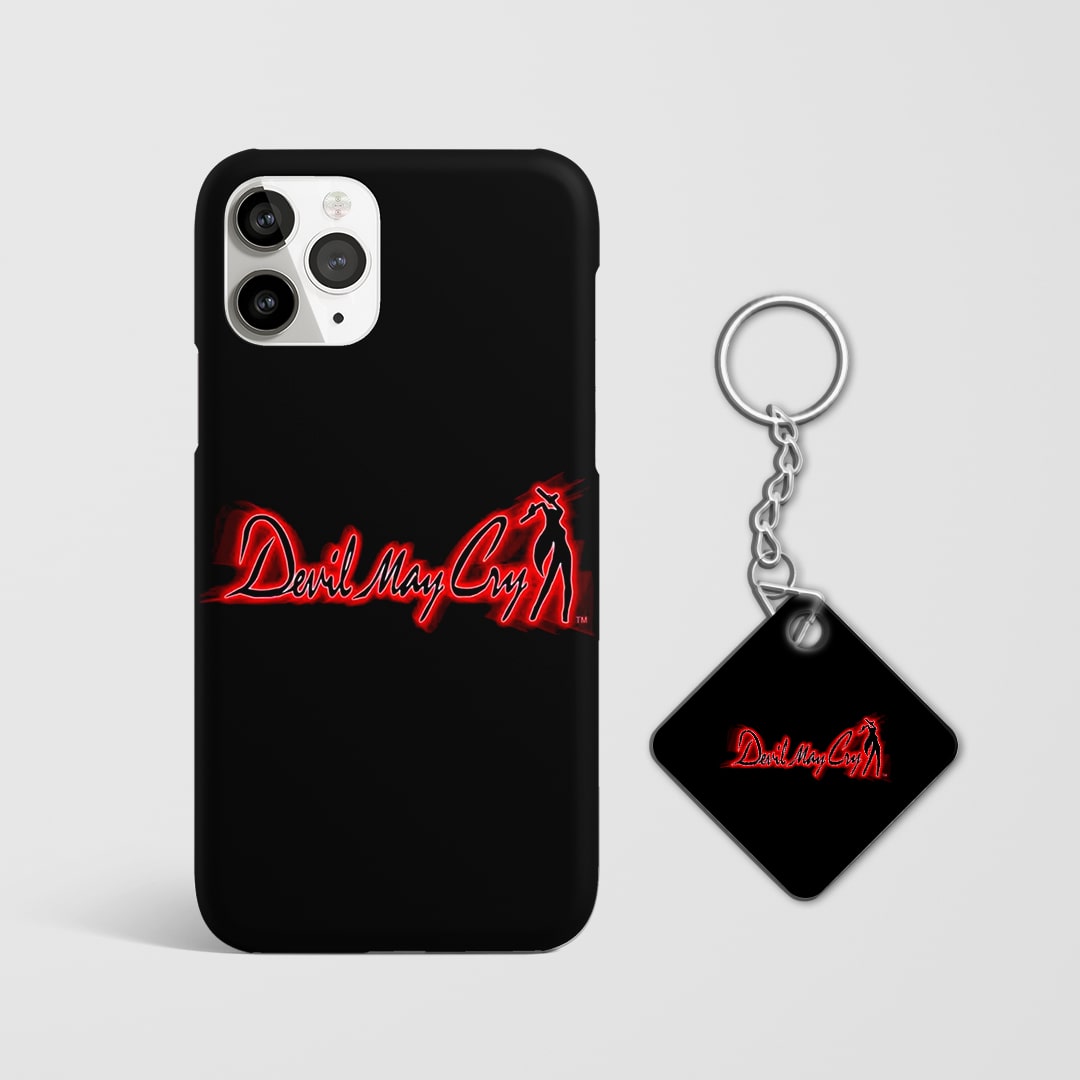 Back design of Devil May Cry DMC Logo case with Keychain