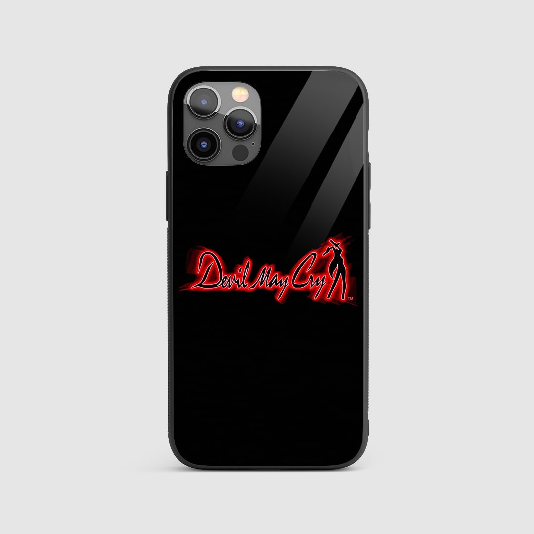 DMC Logo Silicone Armored Phone Case front design