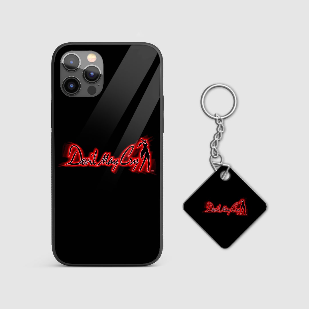 Back design of Devil May Cry DMC Logo case with Keychain