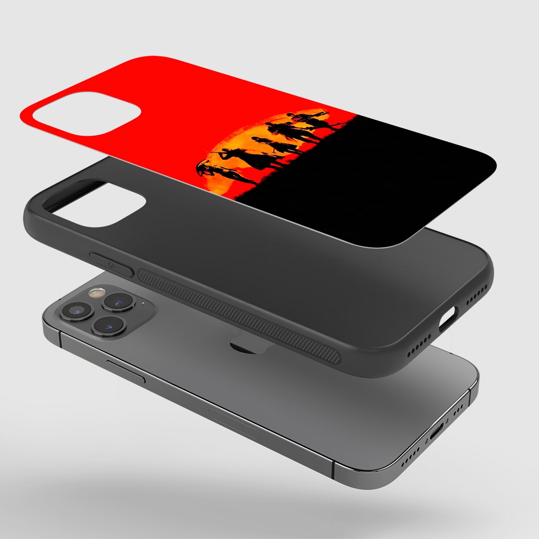 Close-up of durable silicone DMC Team Silhouette case
