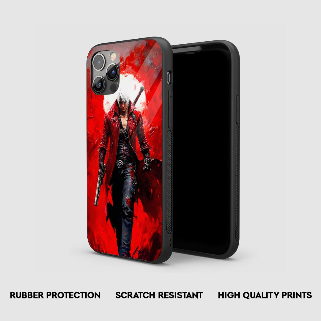 Anime Dante Blood Moon silicone armored phone cover