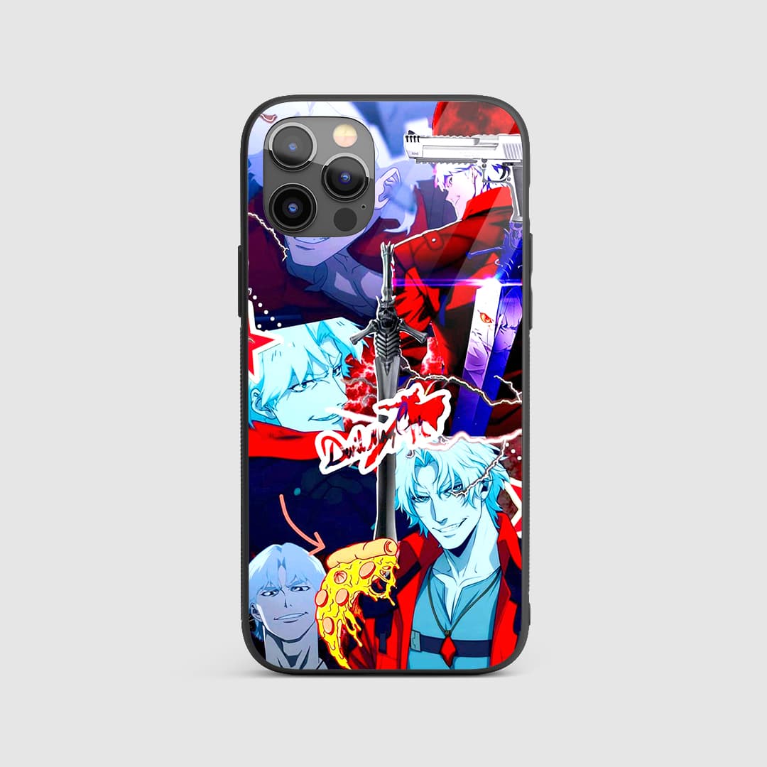 Dante Collage Silicone Armored Phone Case front artwork