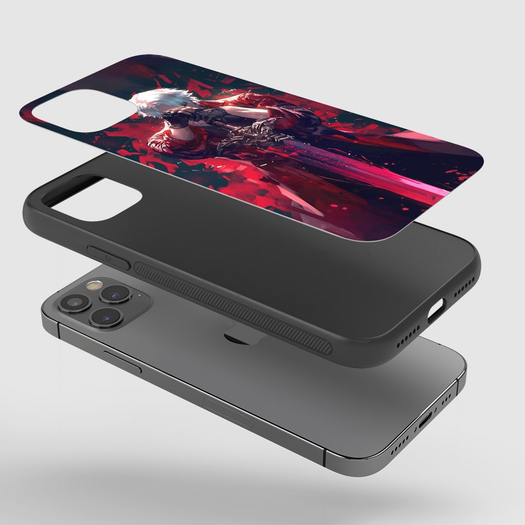 Devil May Cry Dante Splash Graphic armored phone case