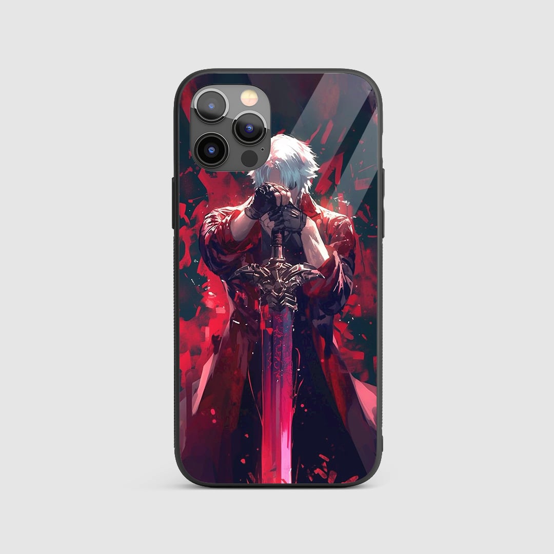Dante Splash Graphic Silicone Armored Phone Case Devil May Cry