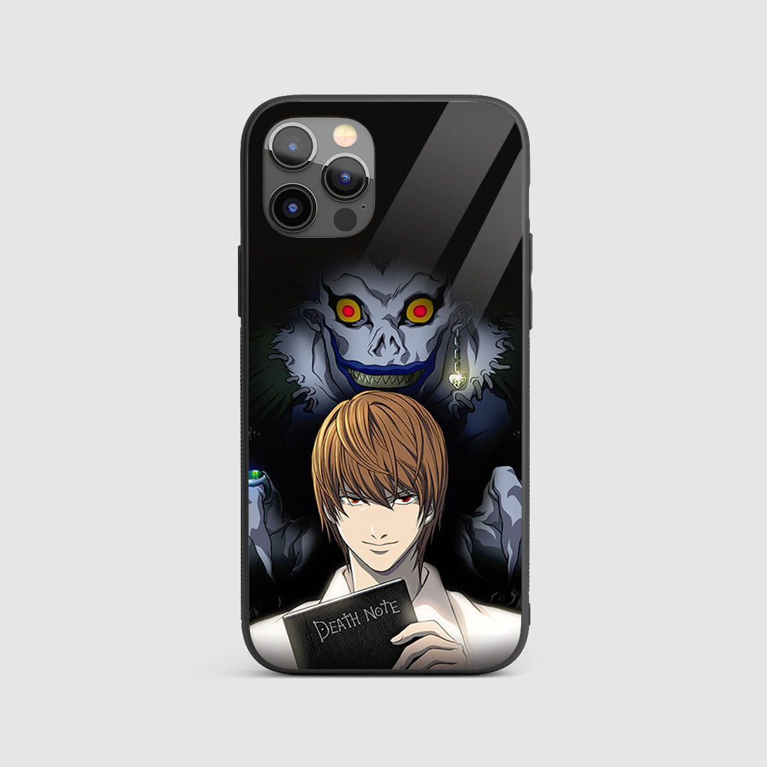 Death Note Shinigami Silicone Armored Phone Case featuring intricate depictions of various Shinigami.
