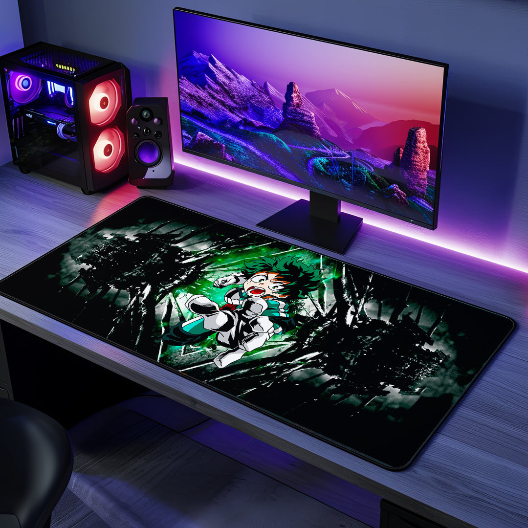 Deku Dark Cowl anime desk mat