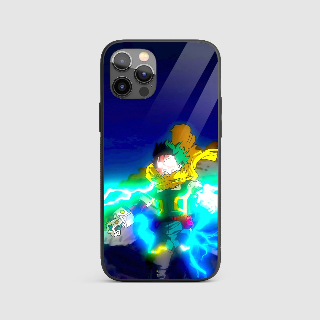 Deku Electric Aura Silicone Armored Phone Case My Hero Academia