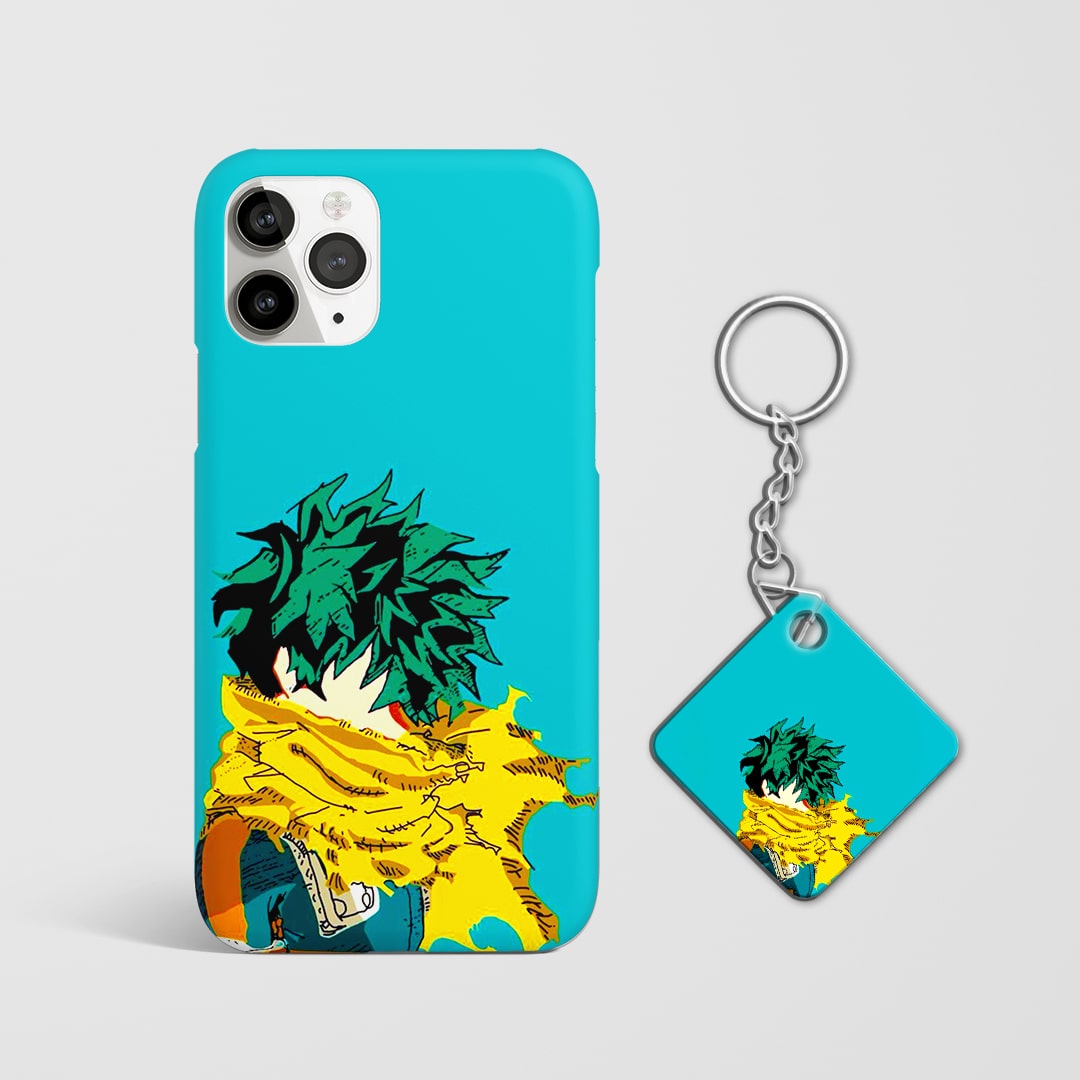 Deku Emotional Phone Cover My Hero Academia with Keychain