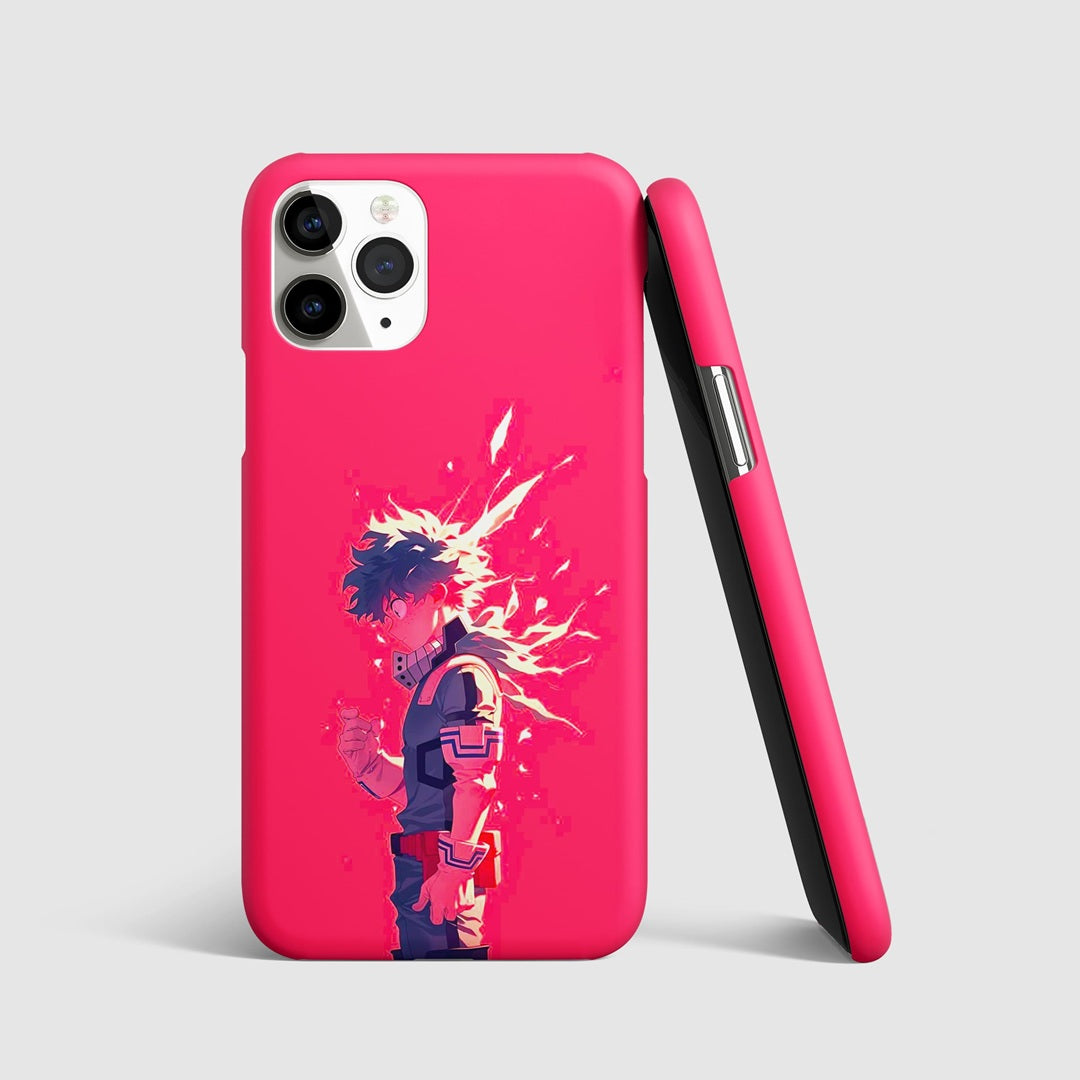 Deku Red Energy Phone Cover My Hero Academia