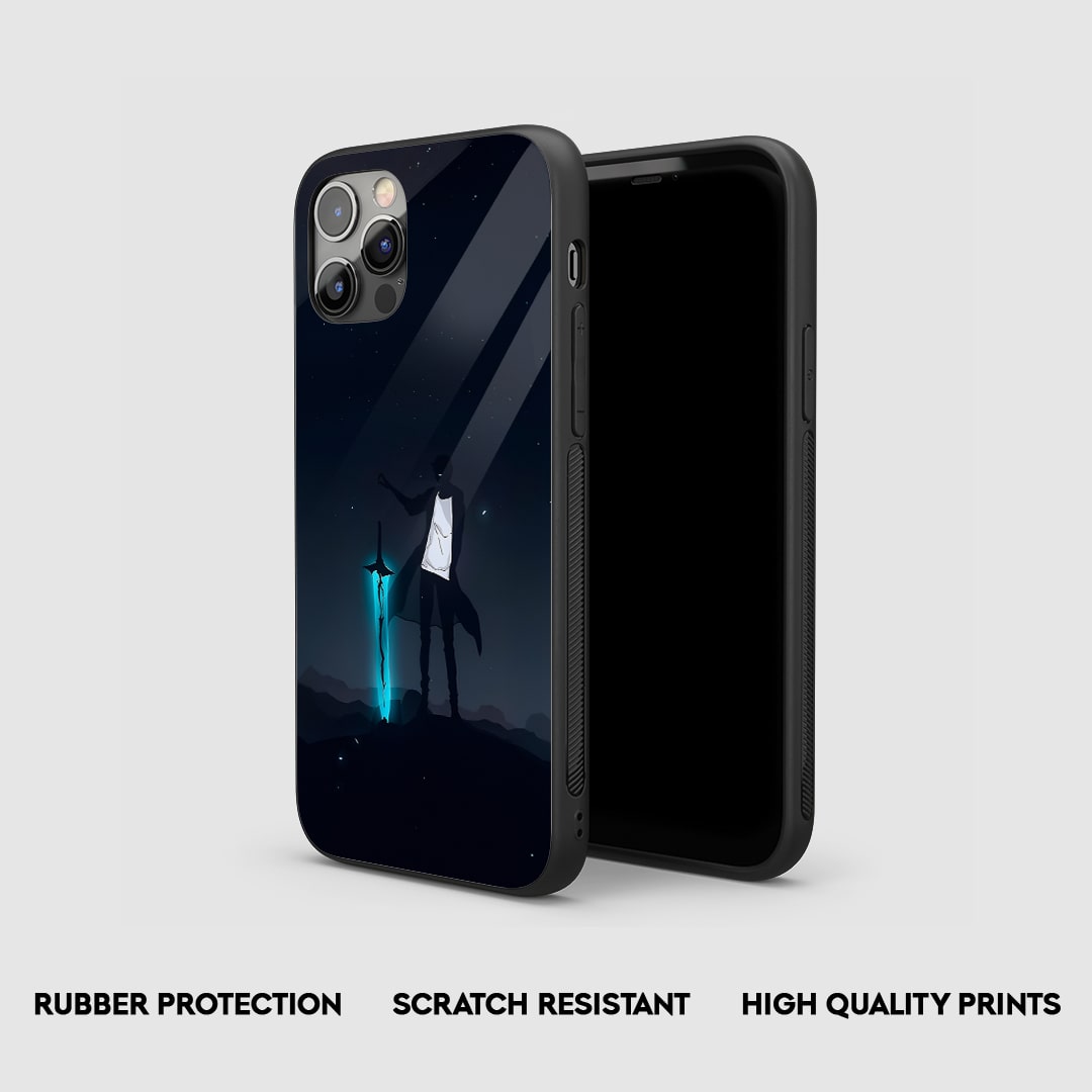Side view showing snug fit and precise cutouts of the minimalist case.