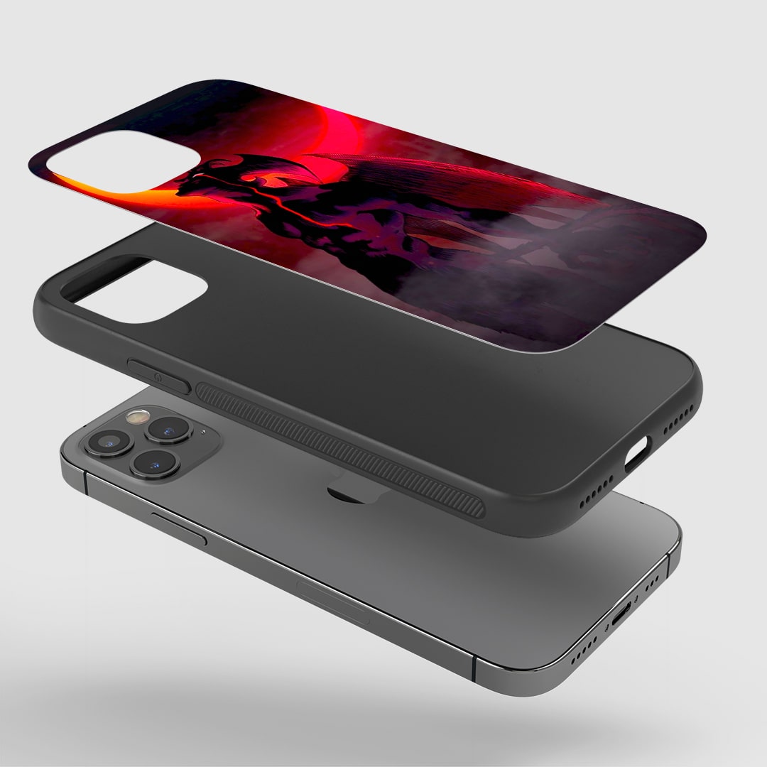 Stylish Demon Silhouette armored phone case