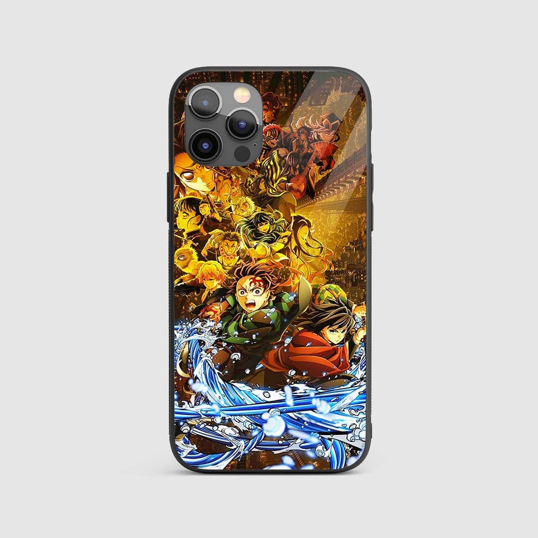 Demon Slayer Movie Silicone Armored Phone Case