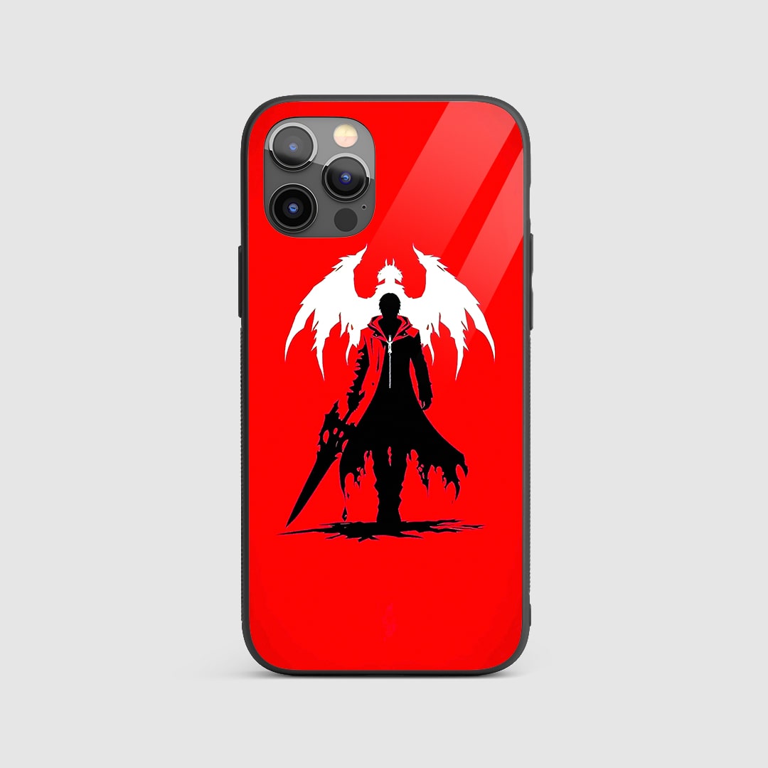 Demon Wings Silicone Armored Phone Case front design