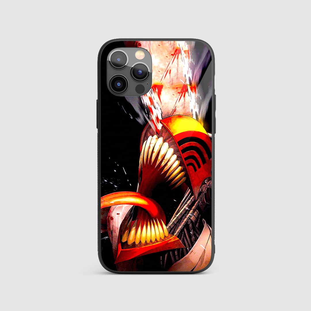 Demonic Awakening Silicone Armored Phone Case front design