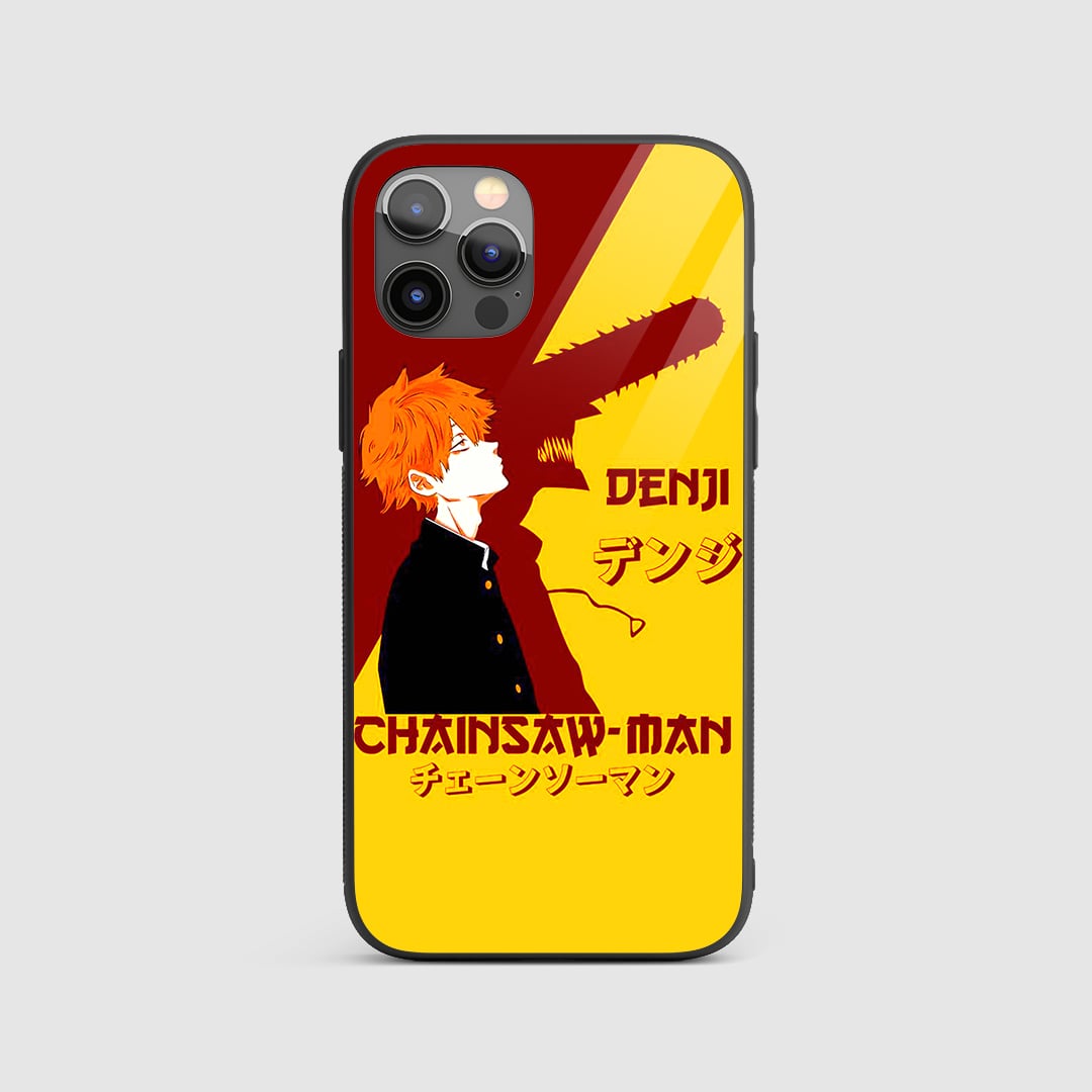 Denji Minimal Silicone Armored Phone Case front design